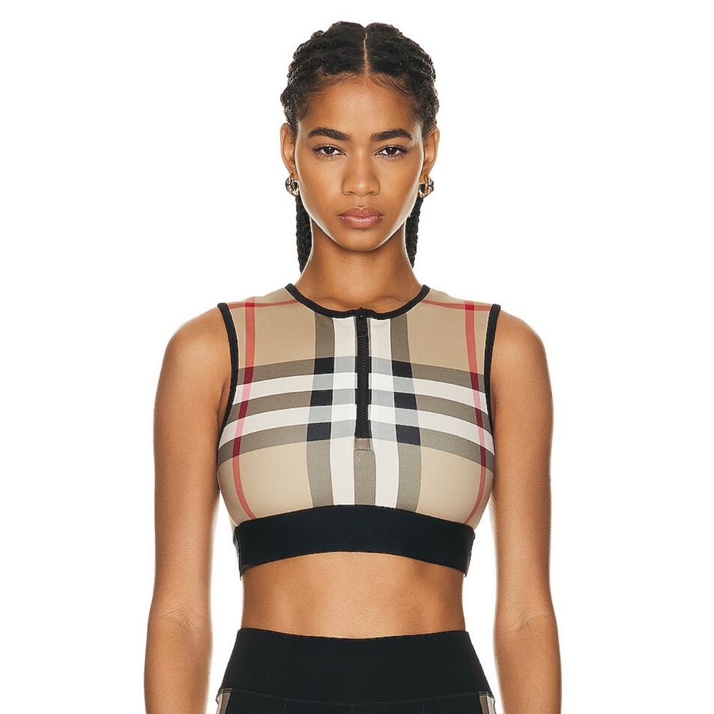 Burberry Logo Crop Top